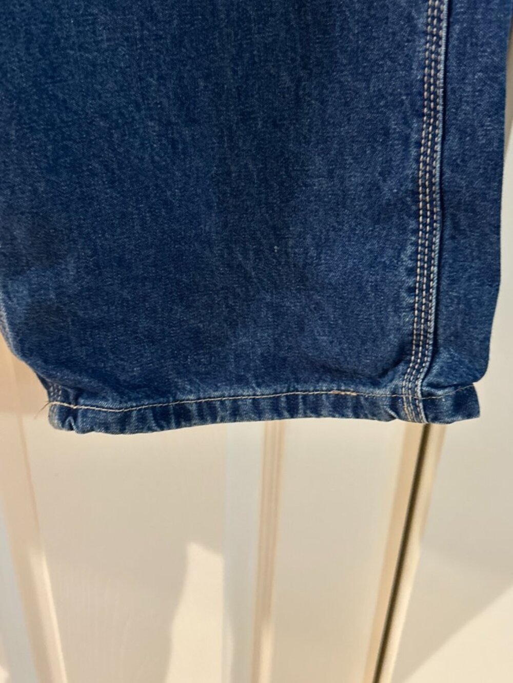 Carhartt FR Loose Fit Jeans Mens 40x34 Blue Medium Wash Utility Denim BD0013-FRM - Picture 4 of 10